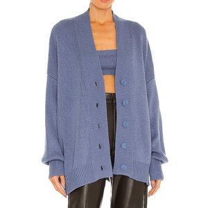 WeWoreWhat *SET* Oversized Cardigan + Sweater Bra, One Size / Sz S/M